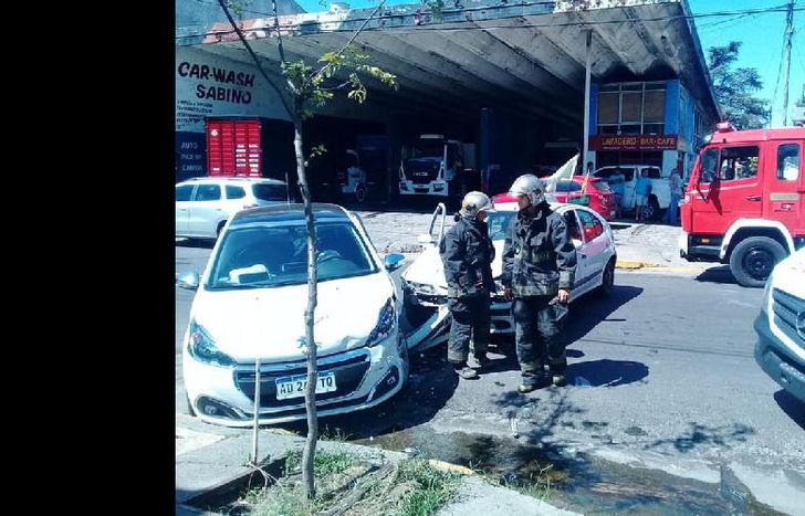 Hubo una colisión con heridos leves de Llavallol.