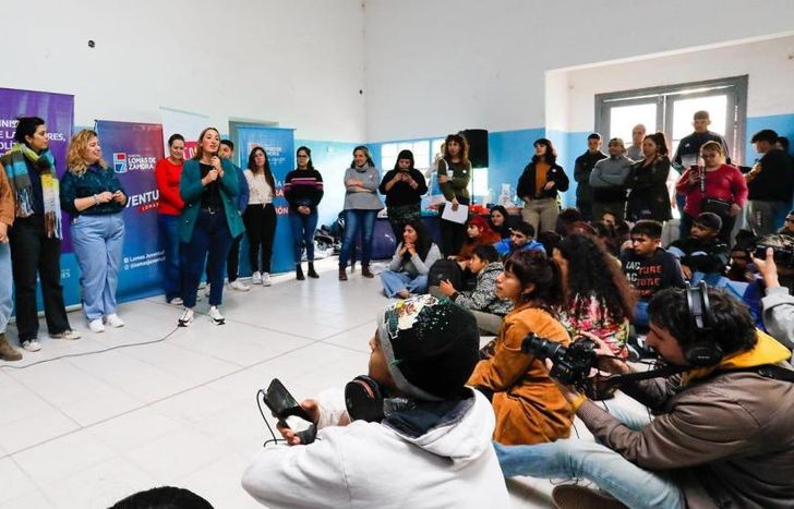 La jornada se hizo en el Envión de Albertina.