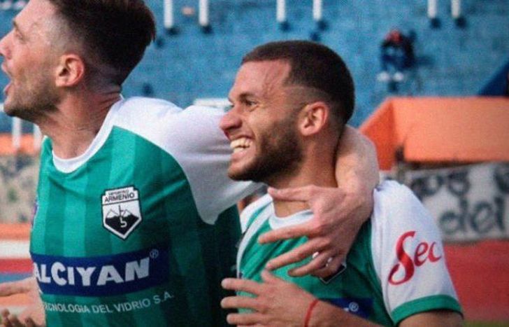 Matías Linas hizo festejar a Los Andes.