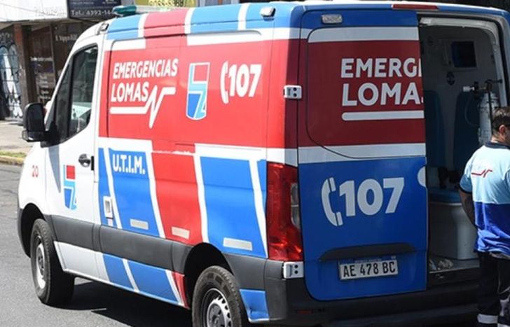 Emergencias Lomas intervino en el lugar. (Foto ilustrativa)