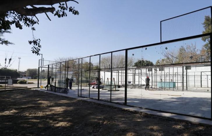 Son cuatro canchas que pronto estarán a disposición de los vecinos.