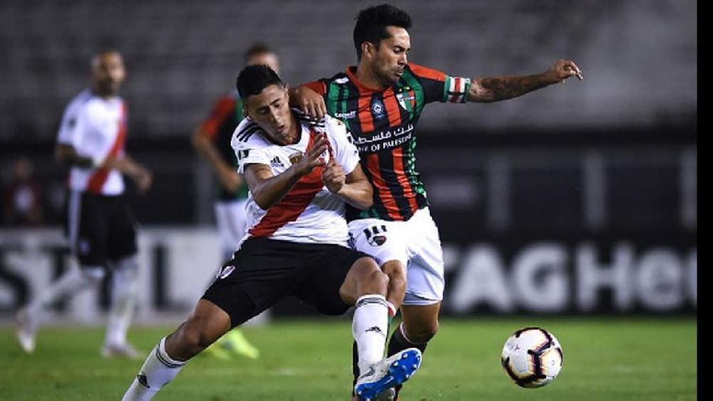 En el Monumental, River y Palestino habían empatado sin goles.