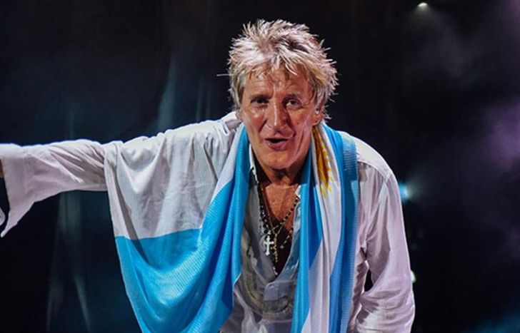 Rod Stewart, de regreso en Argentina.