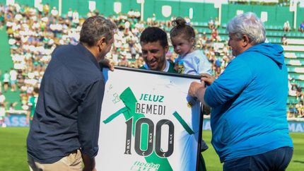 Remedi, feliz con el reconocimiento.