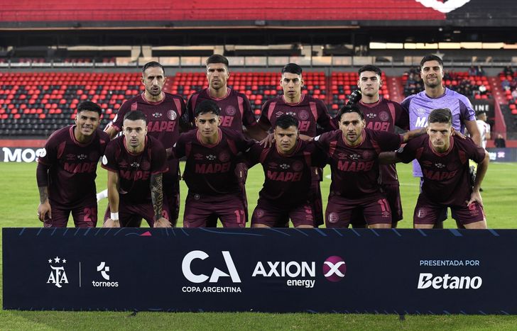 El once de Lanús que quedó eliminado de la Copa Argentina.