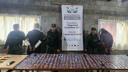 Gendarmería Nacional estuvo al frente del operativo.