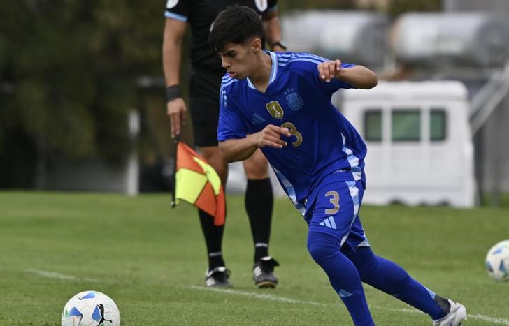 Fariña, en el amistoso ante Uruguay.