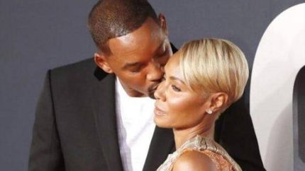 El actor y su esposa Jada.