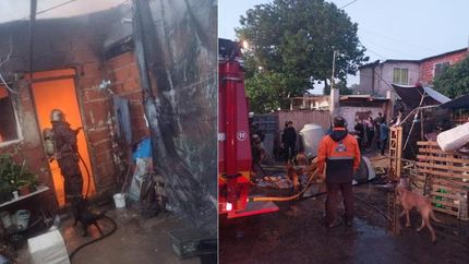 Hubo un arduo trabajo de los Bomberos de Lomas, Defensa Civil y Emergencias Lomas. Hubo un arduo trabajo de los Bomberos de Lomas, Defensa Civil y Emergencias Lomas.