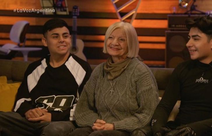 Inesparada aparición en La Voz Argentina.