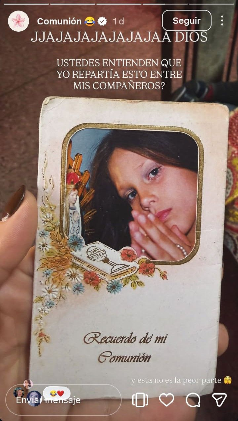 La foto retro de Barbie Velez. 