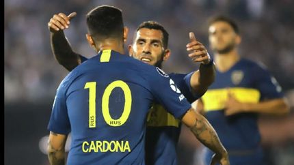 Cardona y Tevez serán titulares ante el Lobo, en La Plata.