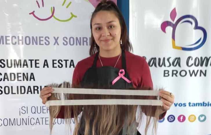 Mechones X Sonrisas suele hacer varias jornadas de recolección de mechones.