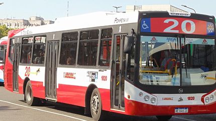 El robo ocurrió a bordo de un colectivo de la línea 20.