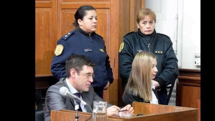 nahir galarza se nego a declarar en la primera jornada del juicio