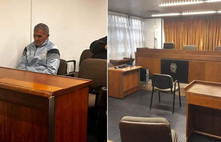 El acusado escuchó atentamente los planteamientos de las partes.