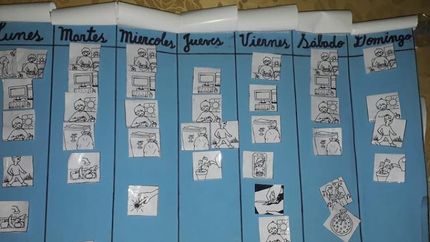 La agenda visual es clave en la organización de cada semana.