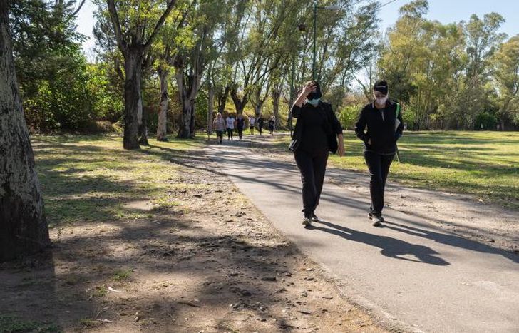 Los parques volvieron a recibir a los vecinos.