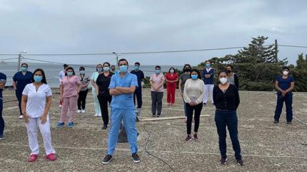 Los profesionales, juntos, en Comodoro Rivadavia.