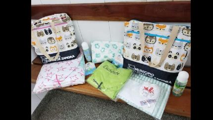 BOLSO, MANTA Y ESCARPINES FORMAN PARTE DEL KIT. BOLSO, MANTA Y ESCARPINES FORMAN PARTE DEL KIT.