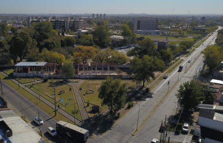 en Las Heras y 12 de Octubre.