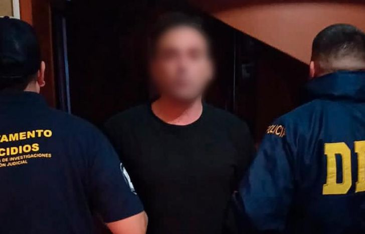 Vargas, al momento de su detención.