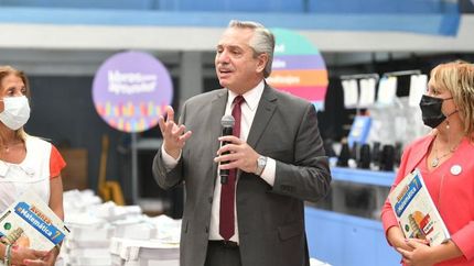 Fernández revalorizó la escuela pública.