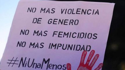 Diario La Unión | Cartel de movilización de Ni Una Menos.