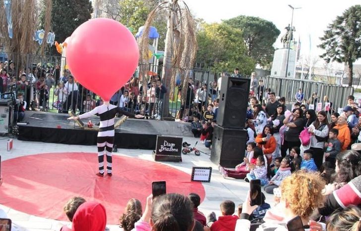 En vacaciones de invierno hicieron shows todos los días en diferentes espacios.