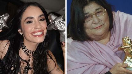 Lali Espósito y Mercedes Sosa. Lali Espósito y Mercedes Sosa.