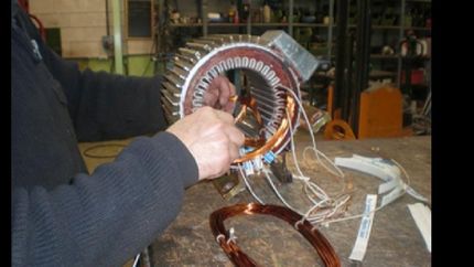 ensenan a bobinar motores electricos y a instalar o reparar acondicionadores de aire