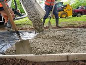 Obras en San José y Fiorito, arrancó la renovación integral de las veredas.