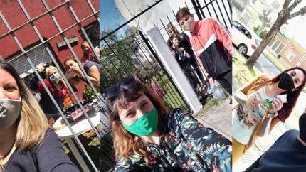 Los chicos, agasajados en su día. Los chicos, agasajados en su día.