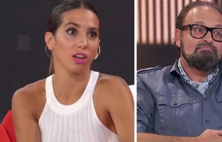 Fuerte cruce de la panelista.