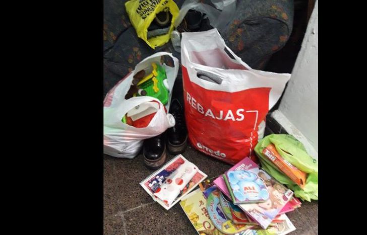 Algunas de las donaciones que ya juntaron.