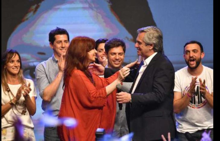 El búnker del Frente de Todos fue pura ovación.