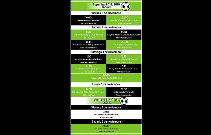 Árbitros para el próximo fin de semana