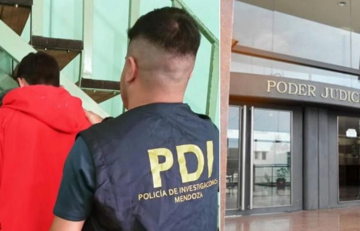 El imputado, conocido con el alias de Jalopo o Gordo Melón, espera a ser trasladado.