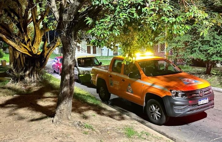 Defensa Civil se hizo presente de manera preventiva.