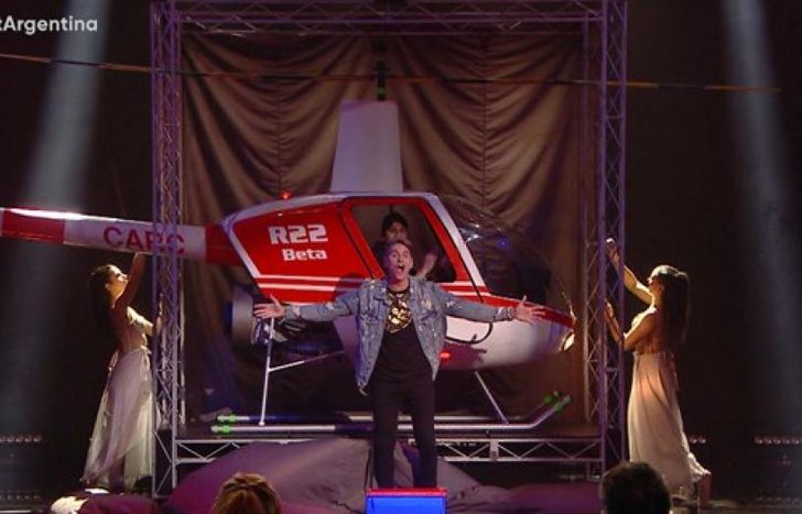El Mago Matus en Got Talent Argentina.
