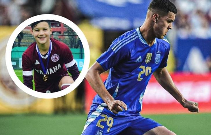 Valentín Carboni, de Lanús a la Copa América.