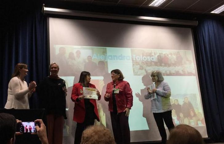 En una de las entregas del premio, antes de la pandemia.