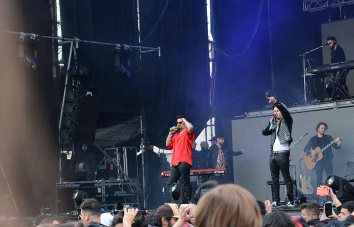 El dúo venezolano cantó todos sus hits.