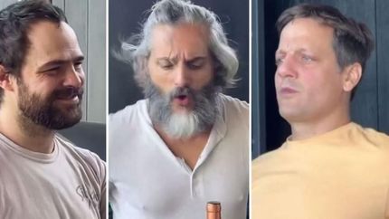 peter lanzani, joaquin furriel y rodrigo de la serna, a puro baile