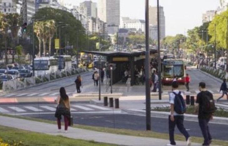 en pleno barrio de Retiro.