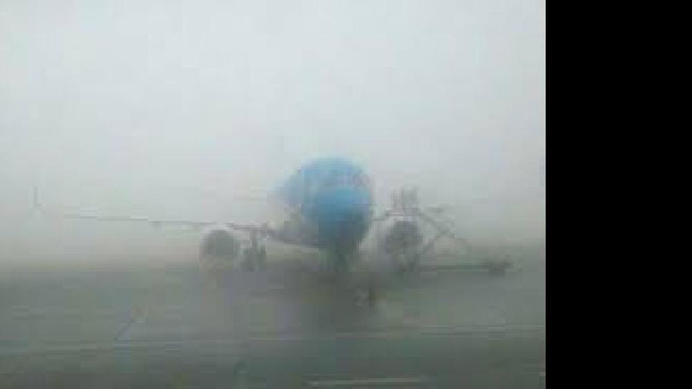Cancelan vuelos por la intensa niebla