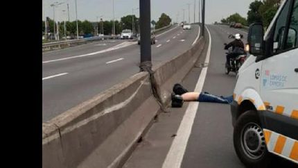 un motociclista perdió la vida.