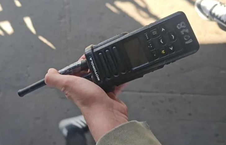 El handy robado.