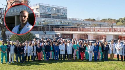 Trabajaron 100 profesionales en el triple trasplante.