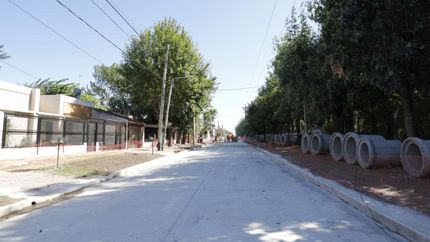 Trabajos sobre la calle Francisco Siritto, de Parque Barón.